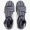 Espadrillas con cuña y plataforma de rayas bretonas Espadrillas con cuña y plataforma de rayas bretonas