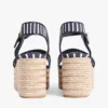 Espadrillas con cuña y plataforma de rayas bretonas Espadrillas con cuña y plataforma de rayas bretonas