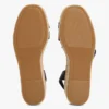 Espadrillas con plataforma y correas de cuero Espadrillas con plataforma y correas de cuero