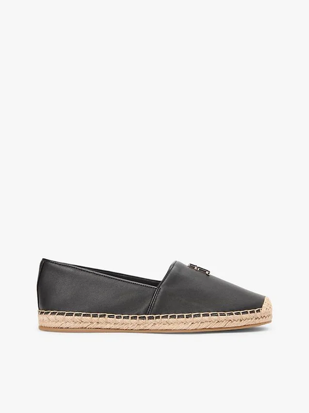 Espadrillas de cuero con TH Monogram Espadrillas de cuero con TH Monogram