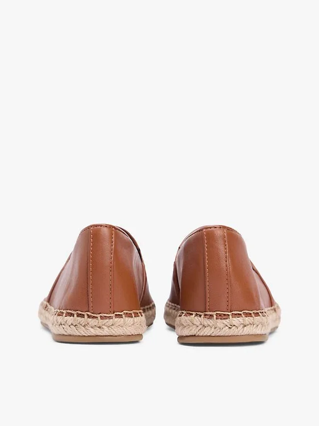 Espadrillas de cuero con TH Monogram Espadrillas de cuero con TH Monogram