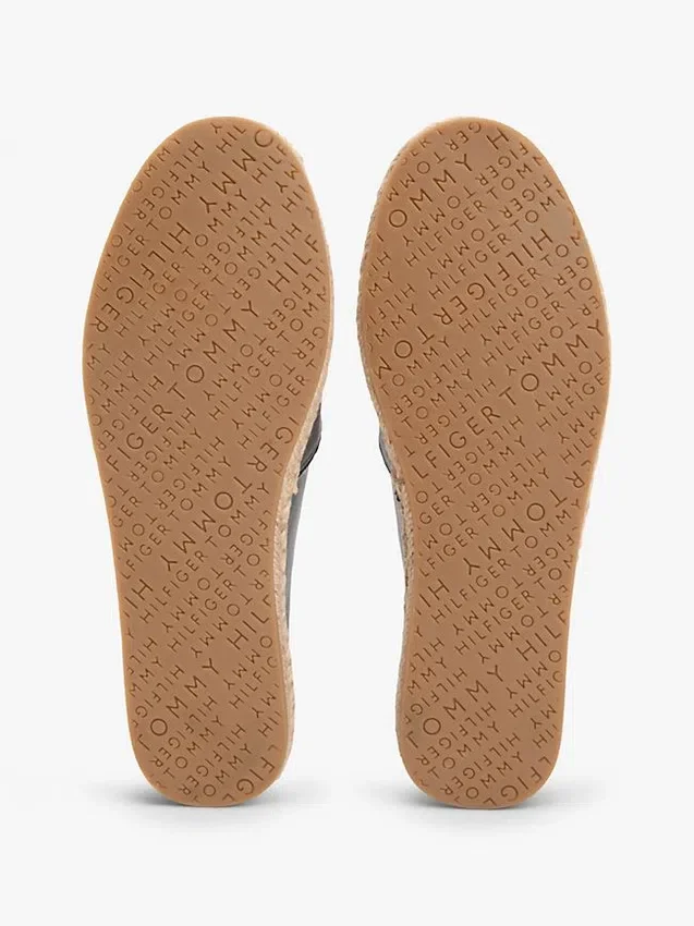 Espadrillas de cuero con TH Monogram Espadrillas de cuero con TH Monogram