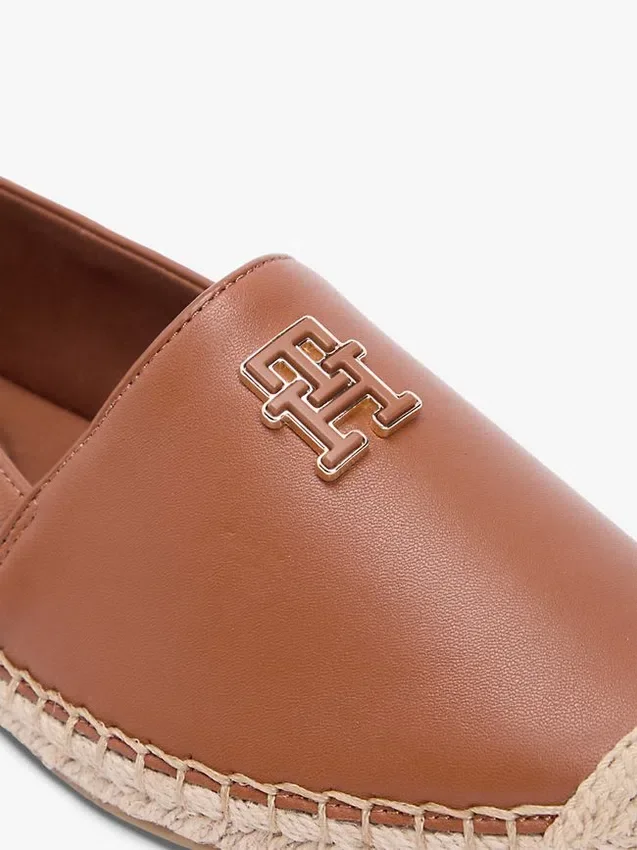 Espadrillas de cuero con TH Monogram Espadrillas de cuero con TH Monogram