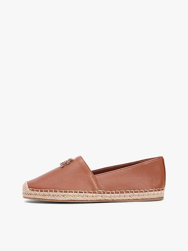 Espadrillas de cuero con TH Monogram Espadrillas de cuero con TH Monogram