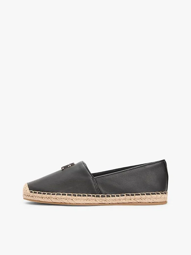 Espadrillas de cuero con TH Monogram Espadrillas de cuero con TH Monogram