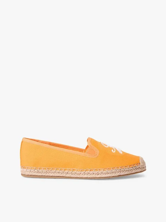 Espadrillas de lona con monograma Espadrillas de lona con monograma