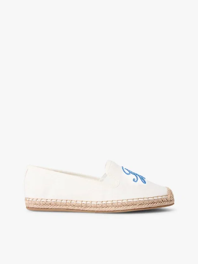 Espadrillas de lona con monograma Espadrillas de lona con monograma