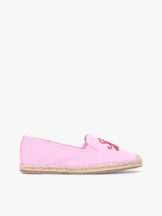 Espadrillas de lona con monograma