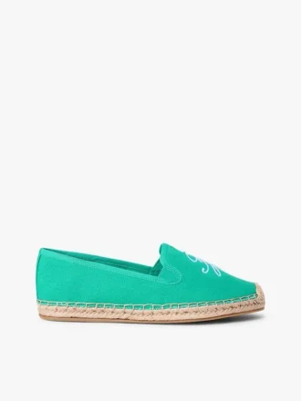 Espadrillas de lona con monograma