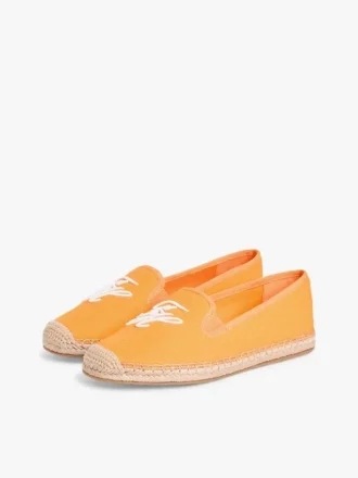 Espadrillas de lona con monograma