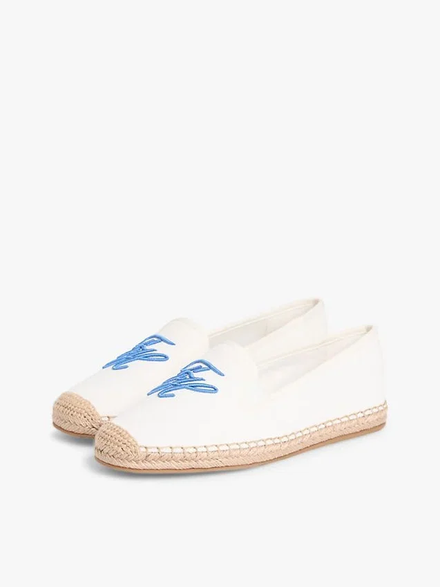 Espadrillas de lona con monograma Espadrillas de lona con monograma
