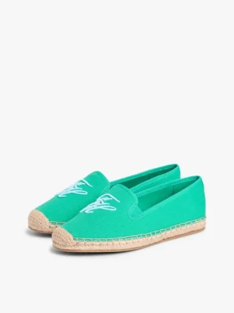 Espadrillas de lona con monograma