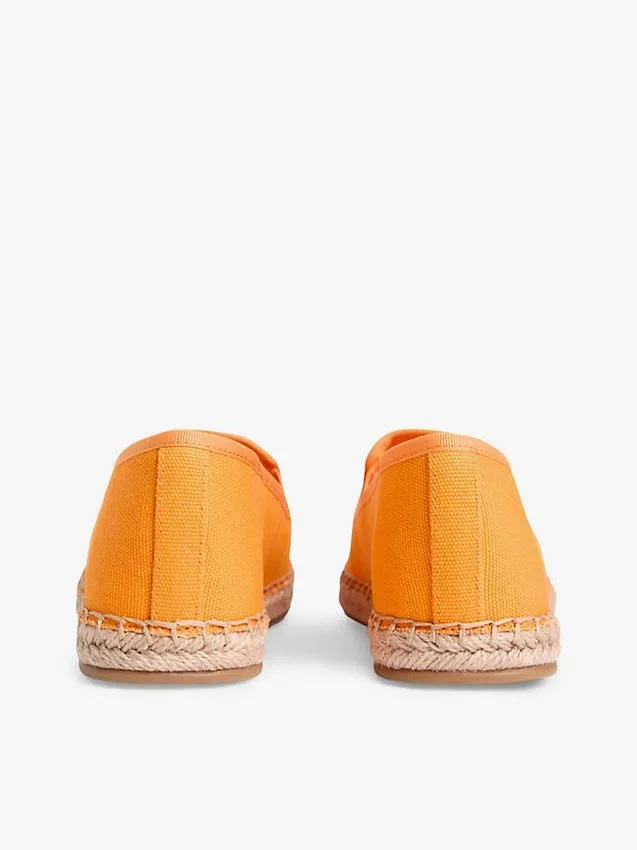 Espadrillas de lona con monograma Espadrillas de lona con monograma