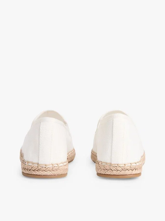 Espadrillas de lona con monograma Espadrillas de lona con monograma