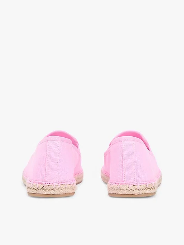 Espadrillas de lona con monograma Espadrillas de lona con monograma