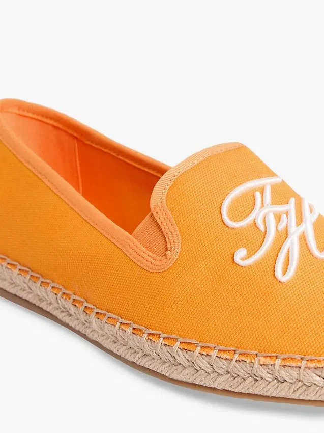 Espadrillas de lona con monograma Espadrillas de lona con monograma