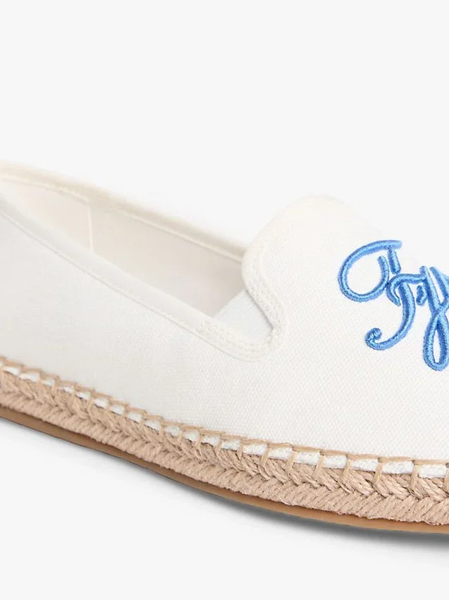 Espadrillas de lona con monograma Espadrillas de lona con monograma