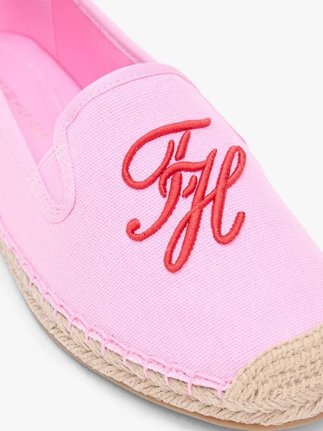Espadrillas de lona con monograma Espadrillas de lona con monograma