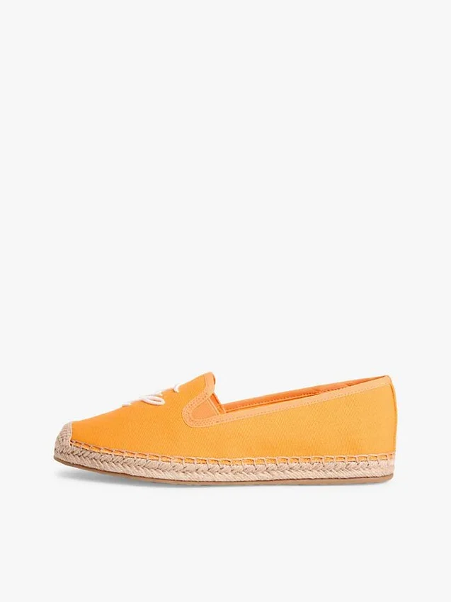 Espadrillas de lona con monograma Espadrillas de lona con monograma