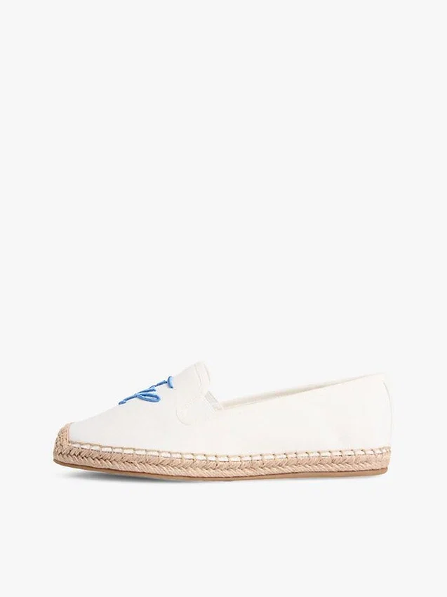 Espadrillas de lona con monograma Espadrillas de lona con monograma