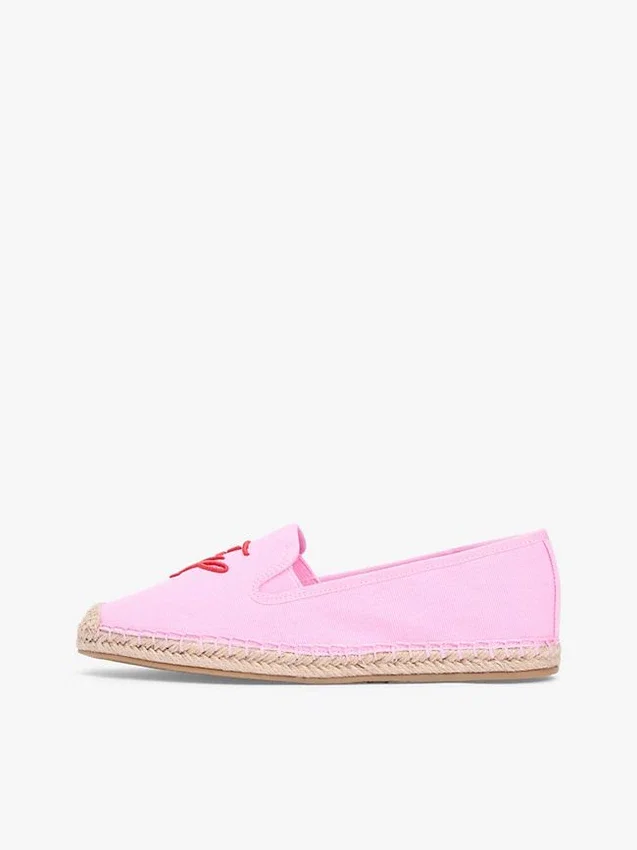 Espadrillas de lona con monograma Espadrillas de lona con monograma