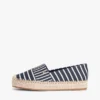 Espadrillas de plataforma de lona a rayas Espadrillas de plataforma de lona a rayas
