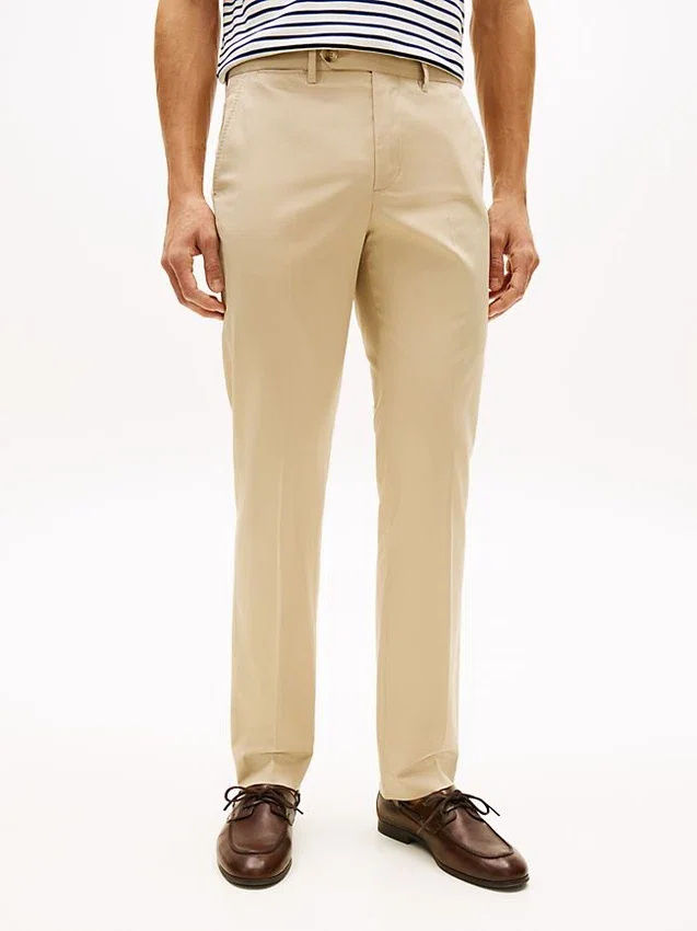 Etiqueta de Nueva York Pantalón chino de corte recto Etiqueta de Nueva York Pantalón chino de corte recto