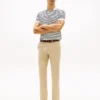 Etiqueta de Nueva York Pantalón chino de corte recto Etiqueta de Nueva York Pantalón chino de corte recto