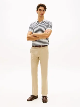 Etiqueta de Nueva York Pantalón chino de corte recto
