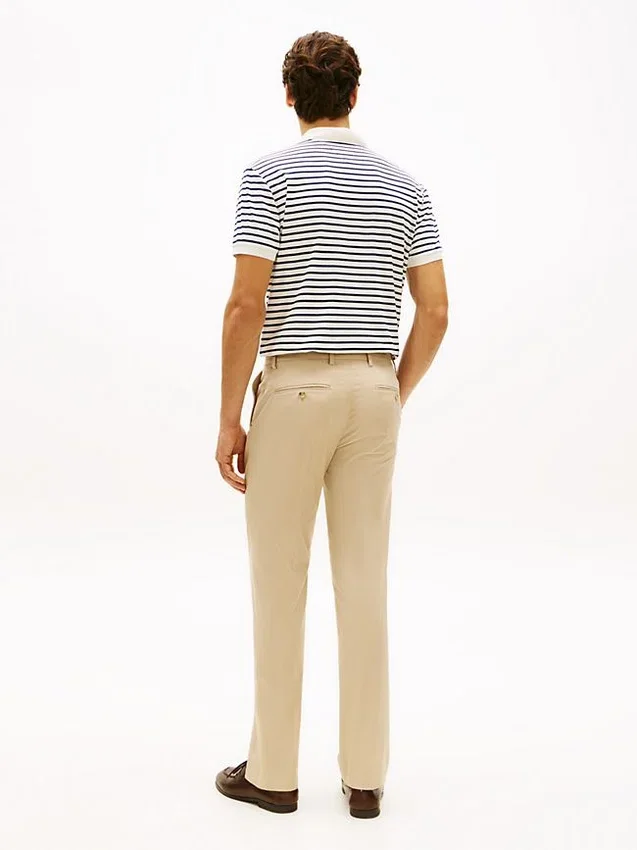 Etiqueta de Nueva York Pantalón chino de corte recto Etiqueta de Nueva York Pantalón chino de corte recto