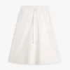 Falda midi con ojales bordados Falda midi con ojales bordados