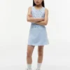 Falda-pantalón de rizo para niña