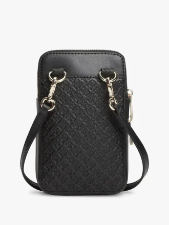 Funda cruzada para móvil con monograma integral Funda cruzada para móvil con monograma integral