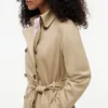 Gabardina cruzada con cinturón Gabardina cruzada con cinturón