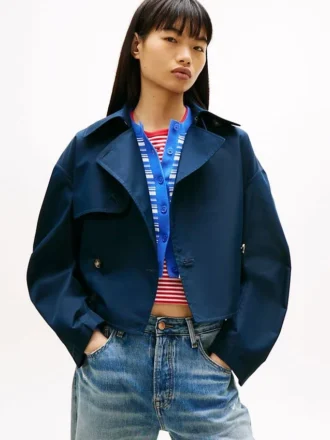 Gabardina repelente al agua de Tommy Jeans Gabardina repelente al agua de Tommy Jeans
