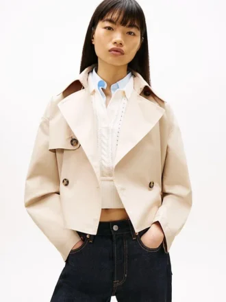 Gabardina repelente al agua de Tommy Jeans Gabardina repelente al agua de Tommy Jeans