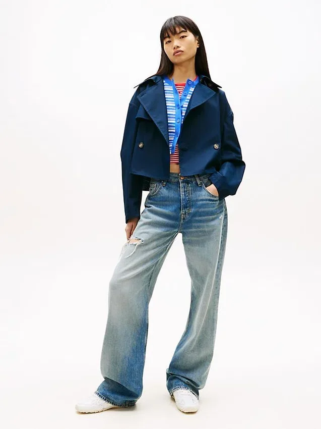 Gabardina repelente al agua de Tommy Jeans Gabardina repelente al agua de Tommy Jeans