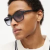 Gafas de sol clásicas con montura rectangular Gafas de sol clásicas con montura rectangular