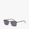 Gafas de sol con montura cuadrada metálica