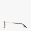 Gafas de sol con montura cuadrada metálica Gafas de sol con montura cuadrada metálica