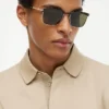 Gafas de sol con montura cuadrada metálica Gafas de sol con montura cuadrada metálica