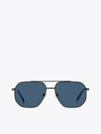 Gafas de sol con montura geométrica tipo navegante
