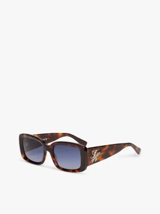 Gafas de sol con montura rectangular llamativa Gafas de sol con montura rectangular llamativa