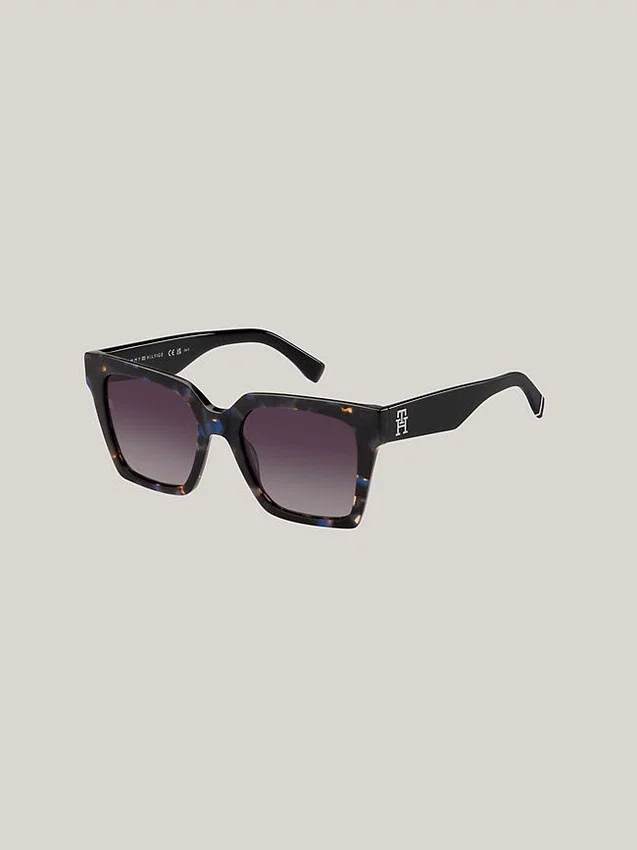 Gafas de sol oversize con forma de mariposa y logotipo TH Gafas de sol oversize con forma de mariposa y logotipo TH