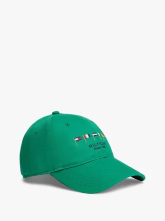 Gorra de béisbol con bandera náutica bordada