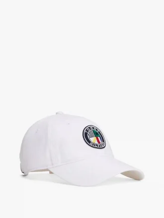 Gorra de béisbol con logotipo circular de bandera de vela