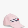 Gorra de béisbol con logotipo de rayas y bandera para bebés