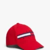 Gorra de béisbol con logotipo de rayas y bandera para bebés