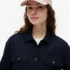 Gorra de béisbol con logotipo monograma en mezcla de lino Gorra de béisbol con logotipo monograma en mezcla de lino