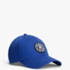 Gorra de béisbol con parche circular con monograma
